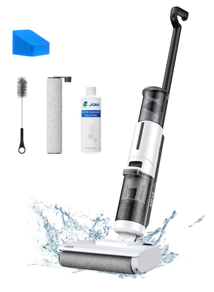 JONR ED12 Lite Wet Dry Vacuum Cleaner, Cordless Vacuum Mop with Self-Cleaning, Single Edge Cleaning, Lightweight for Hard Floors & Pet Hair, Anti-Tangle Design - Image 2
